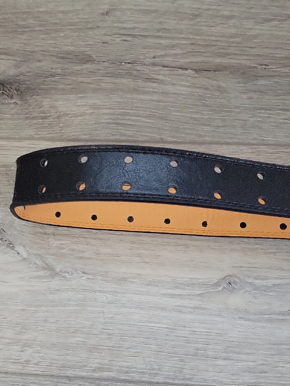 Barbados Genuine Leather Black Belt Size Medium [ 34-36 ]